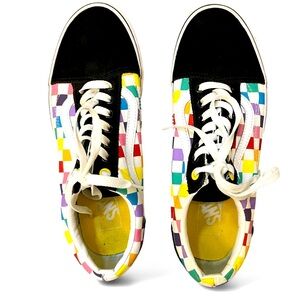 Vans Old Skool Leather/Fabric Sneakers size 9
